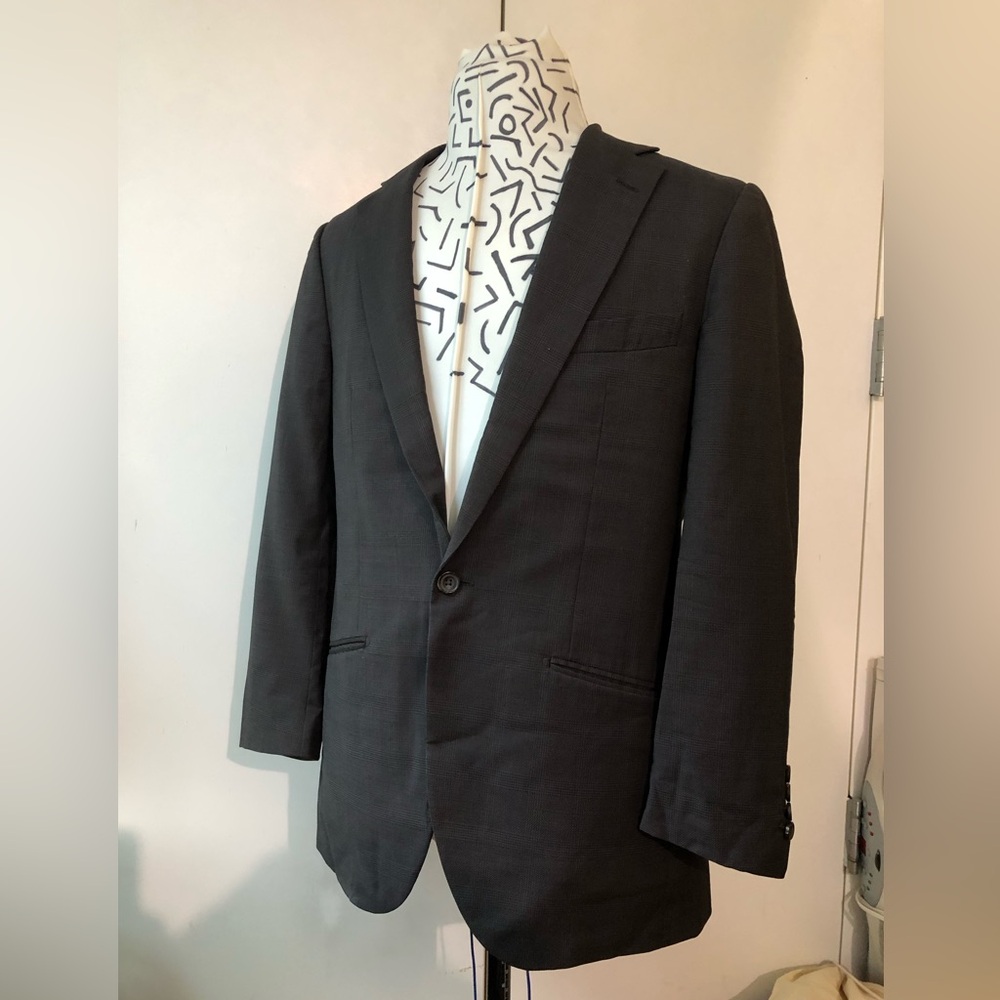 Men’s Kashiyama Dark Brown Suit Jacket